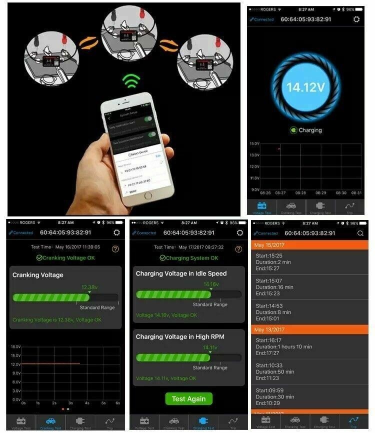12V Bluetooth 4.0 Battery Monitor