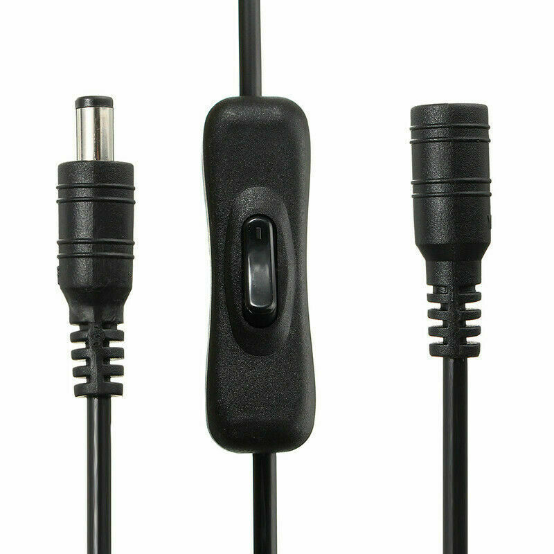 12V DC Plug LED Light Switch