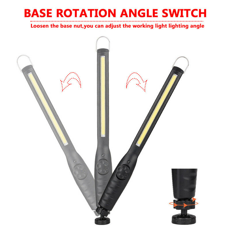 Swivel Head Work Lamp With Magnetic Base - Rechargeable