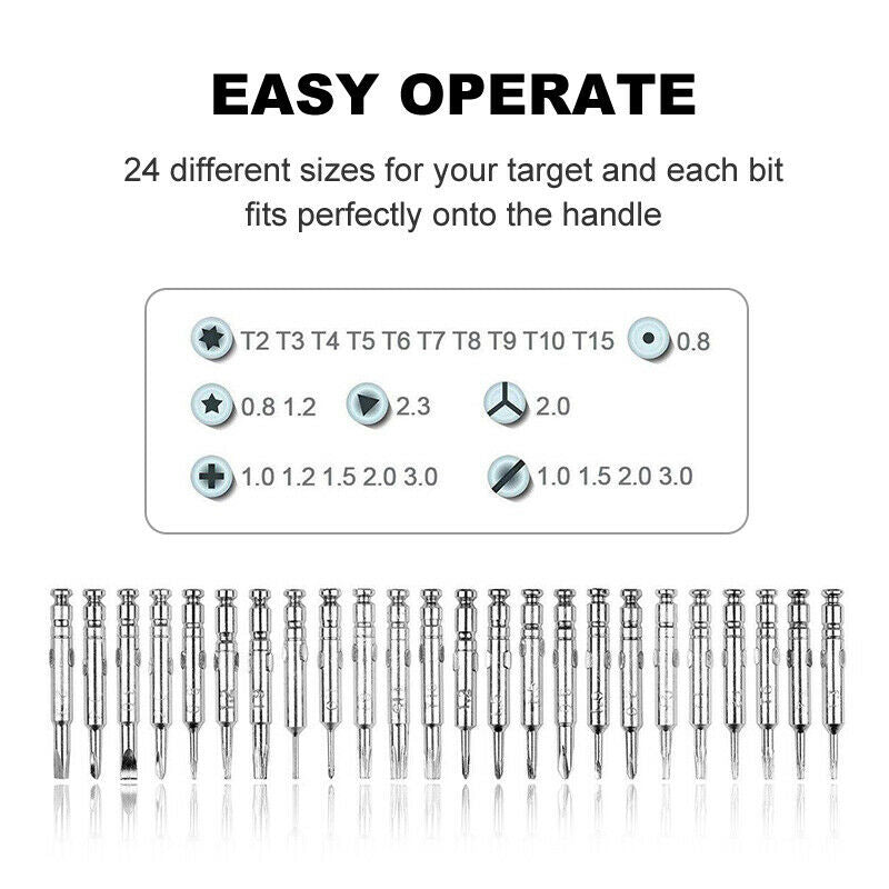 25 in 1 Precision Screwdriver Set Tool Kit