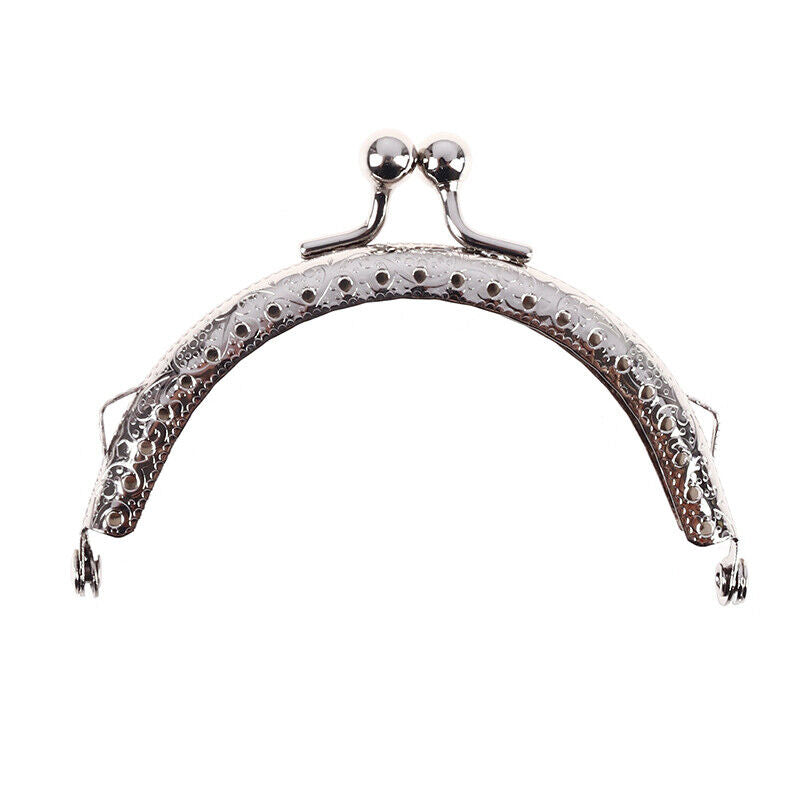DIY Metal Coin Purse Clutch Bag Frame Kiss Clasp Mouth Clip Lock