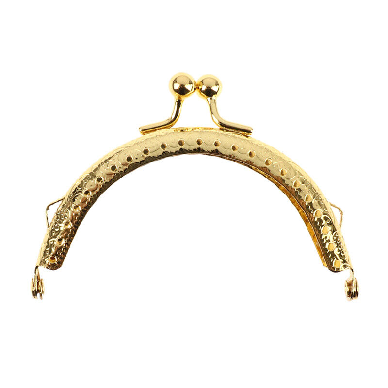 DIY Metal Coin Purse Clutch Bag Frame Kiss Clasp Mouth Clip Lock
