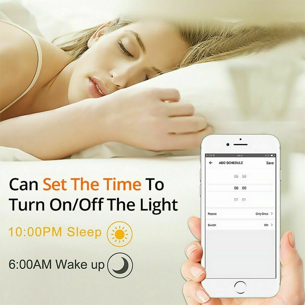 B22 E27 WiFi Smart LED Light Bulb for Alexa Google Home