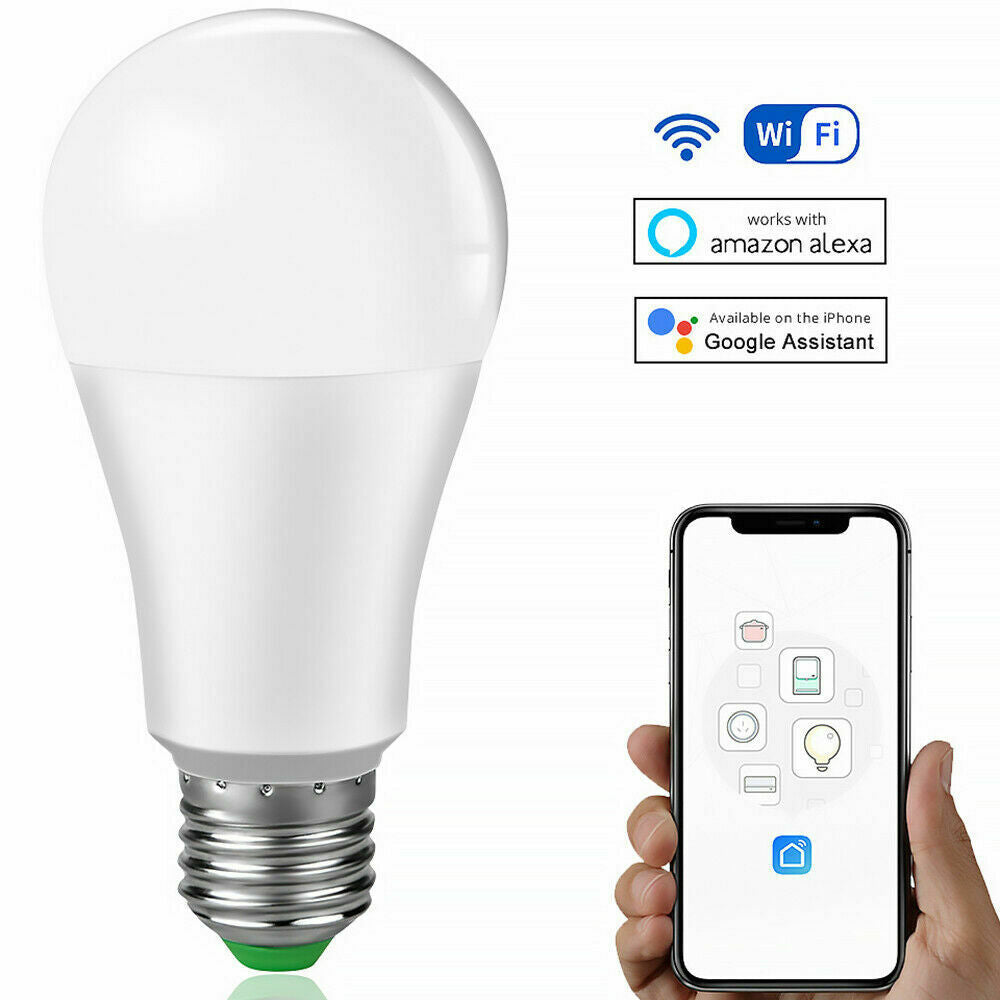 B22 E27 WiFi Smart LED Light Bulb for Alexa Google Home