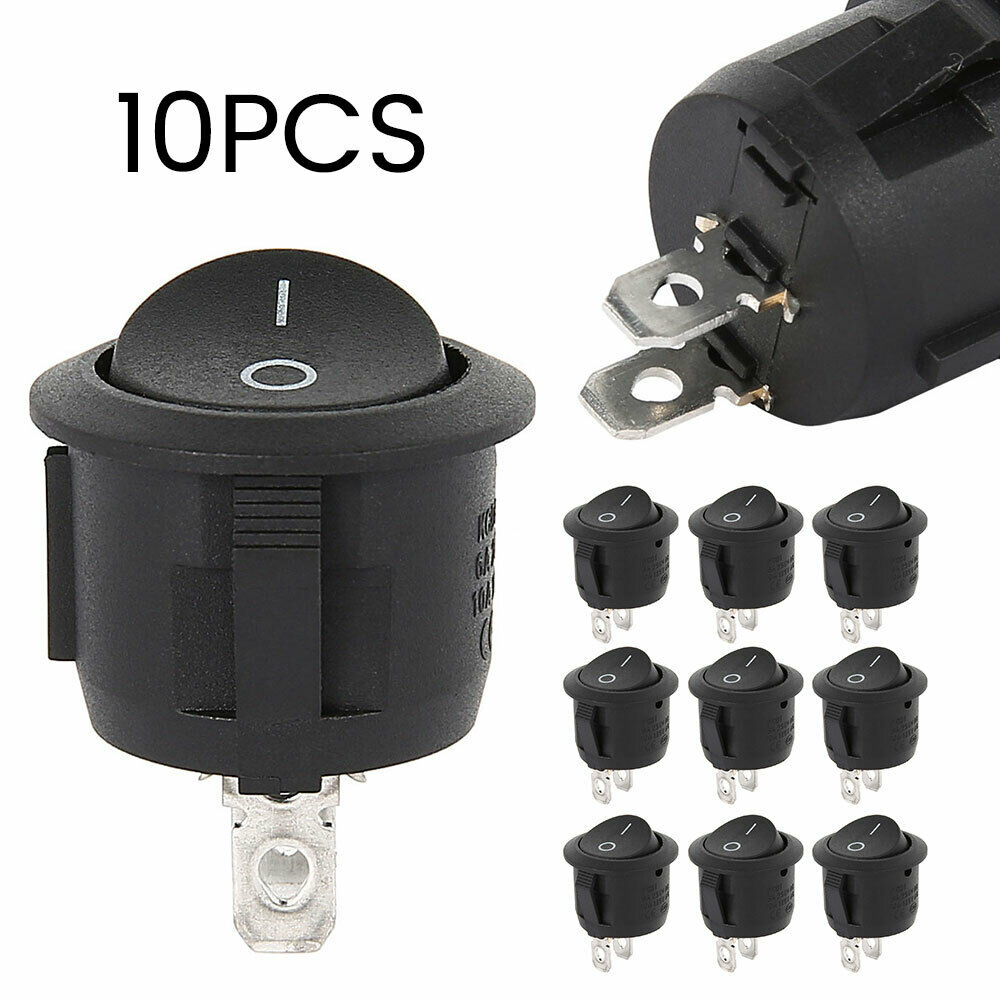 12V 24V 2 Pin Round Rocker Switch