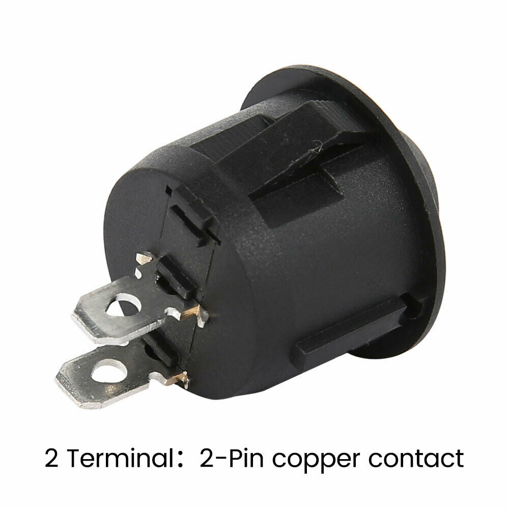 12V 24V 2 Pin Round Rocker Switch