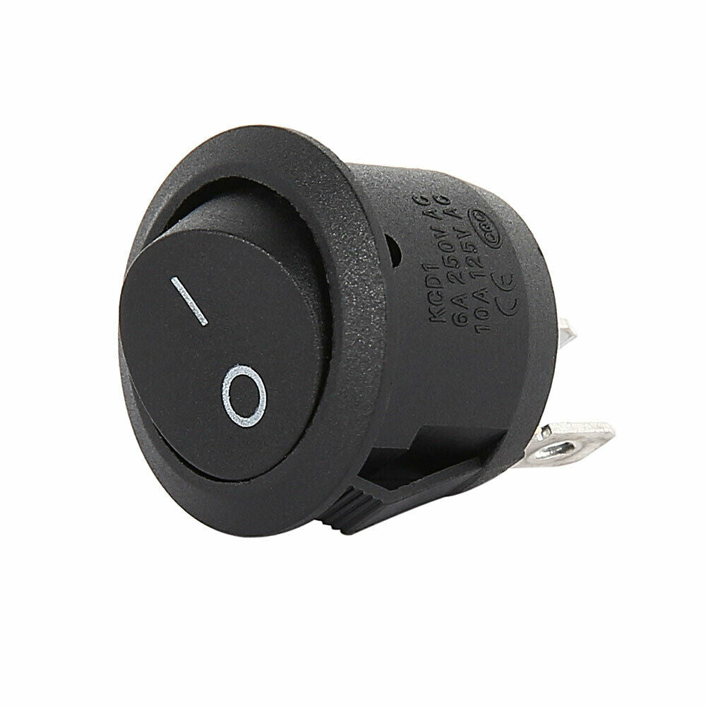 12V 24V 2 Pin Round Rocker Switch
