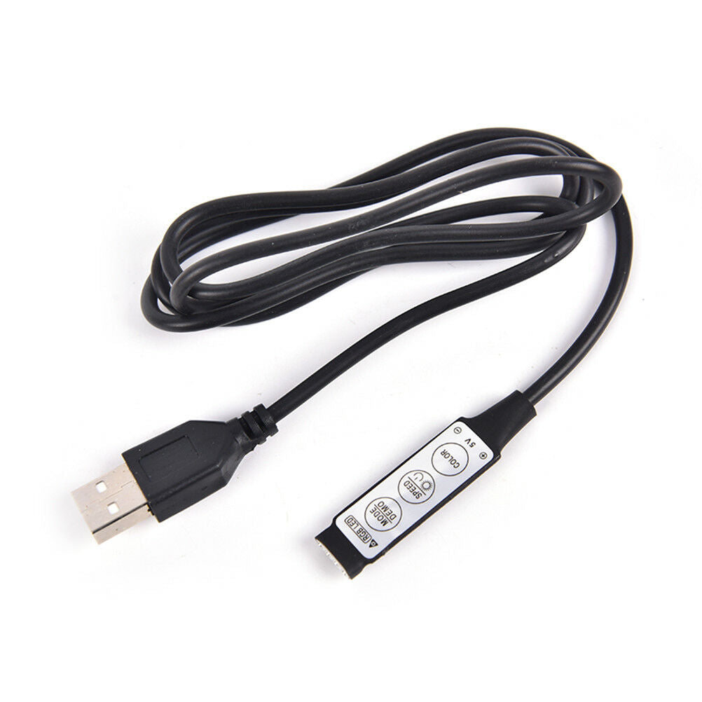 RGB LED Strip Light 3 Key USB controller