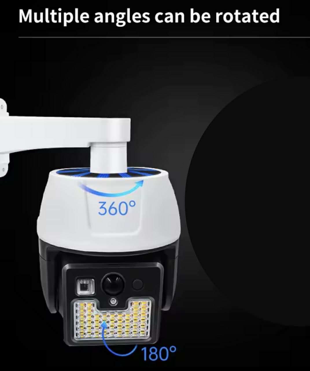 Solar Powered Fake CCTV Camera Shape Light W/Remote | HW-5118-1