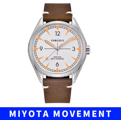 CORGEUT 6010A Japanese Mechanical Automatic Watch - 41mm