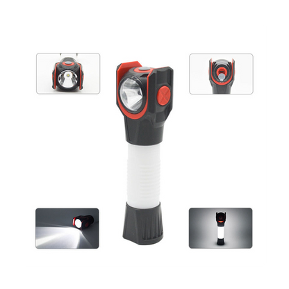 Camping Light Rechargeable Abs Waterproof Flashlight Floodlighting