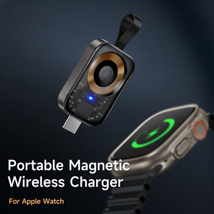MCDODO Wireless Charger for Apple Watch USB-C Fast Charging Magnetic Travel Charger