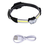 Head-Mounted Torch Rechargeable Waterproof Headlight Electric Fishing Light