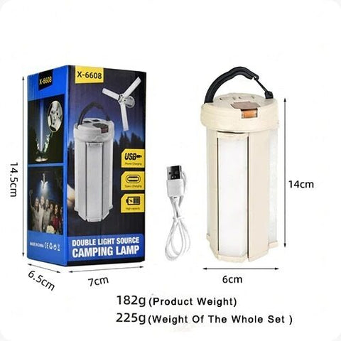 Rechargeable LED Camping Lamp Tent Lamp Dimmable Light with 3 Lighting Modes Tent Accessories Portable for Outdoor Activities, Hiking, Emergencies