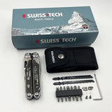 SWISS TECH 37 In 1 Folding Multitool Pliers Multi Tool Scissors