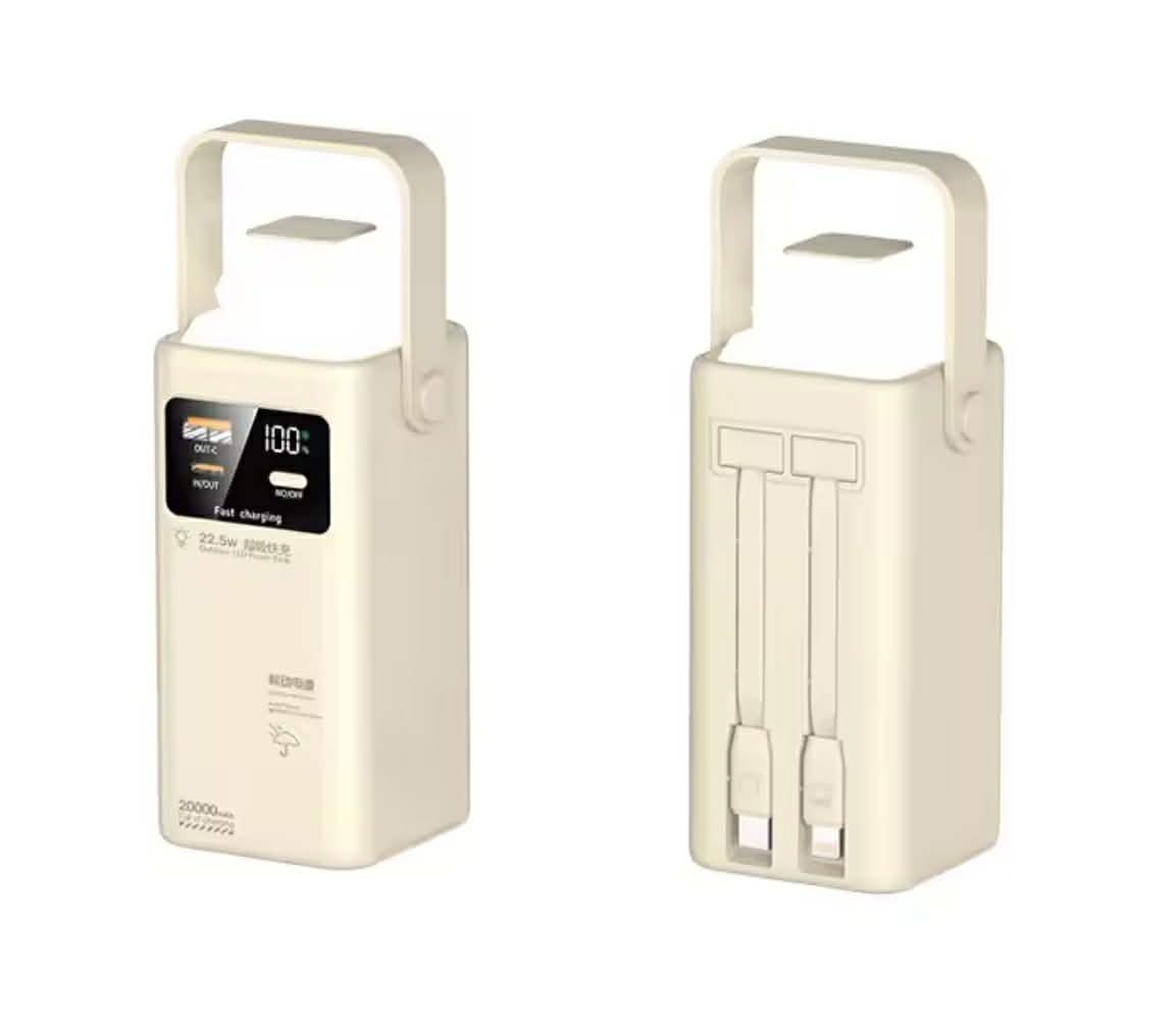 4in1 Power Station 20000mAh PD Fast Charge W/Built-in Cable | AS47