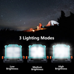 Foldable Cordless LED Work Light For Makita /DeWalt /Milwaukee Floodlight