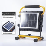 High-power Solar Floodlight Outdoor Camping Searchlight USB Rechargeable Light