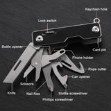 Keychain Swiss Knife Multifunctional EDC Folding Army Knife