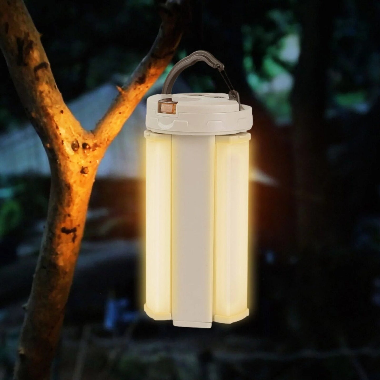 Rechargeable LED Camping Lamp Tent Lamp Dimmable Light with 3 Lighting Modes Tent Accessories Portable for Outdoor Activities, Hiking, Emergencies