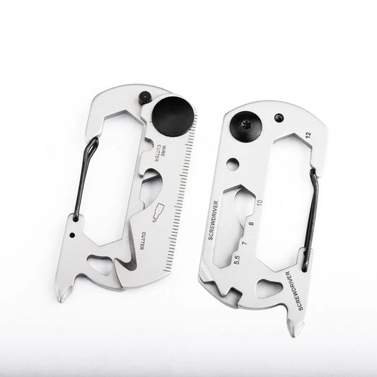 Multifunction Climbing Carabiner EDC Keychain Gear Outdoor Tools