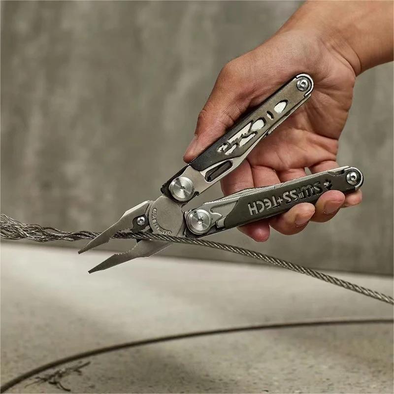 SWISS TECH 37 In 1 Folding Multitool Pliers Multi Tool Scissors