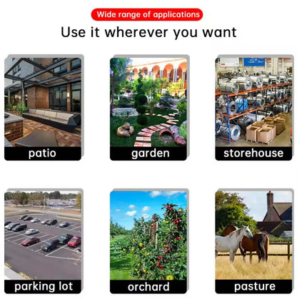 Solar Powered Fake CCTV Camera Shape Light W/Remote | HW-5118-1