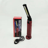 Portable COB Folding Flashlight Emergency Repair Spotlight With Hook Magnetic