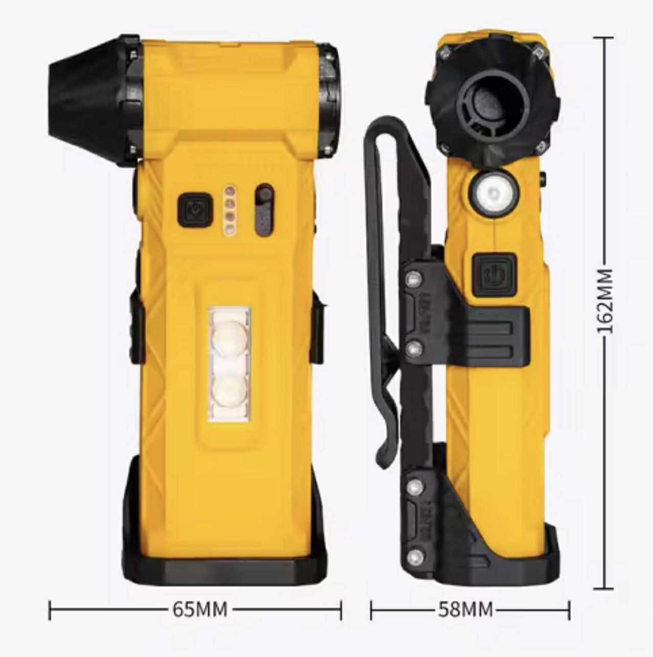 F021 Violent Fan Handheld Magnet W/Tactical Belt Clip & 4 Nozzle