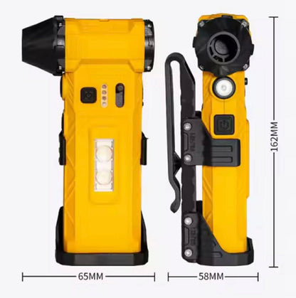 F021 Violent Fan Handheld Magnet W/Tactical Belt Clip & 4 Nozzle