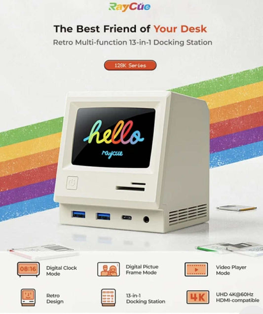 RayCue 128K SE USB-C Docking Station