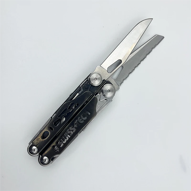 SWISS TECH 37 In 1 Folding Multitool Pliers Multi Tool Scissors