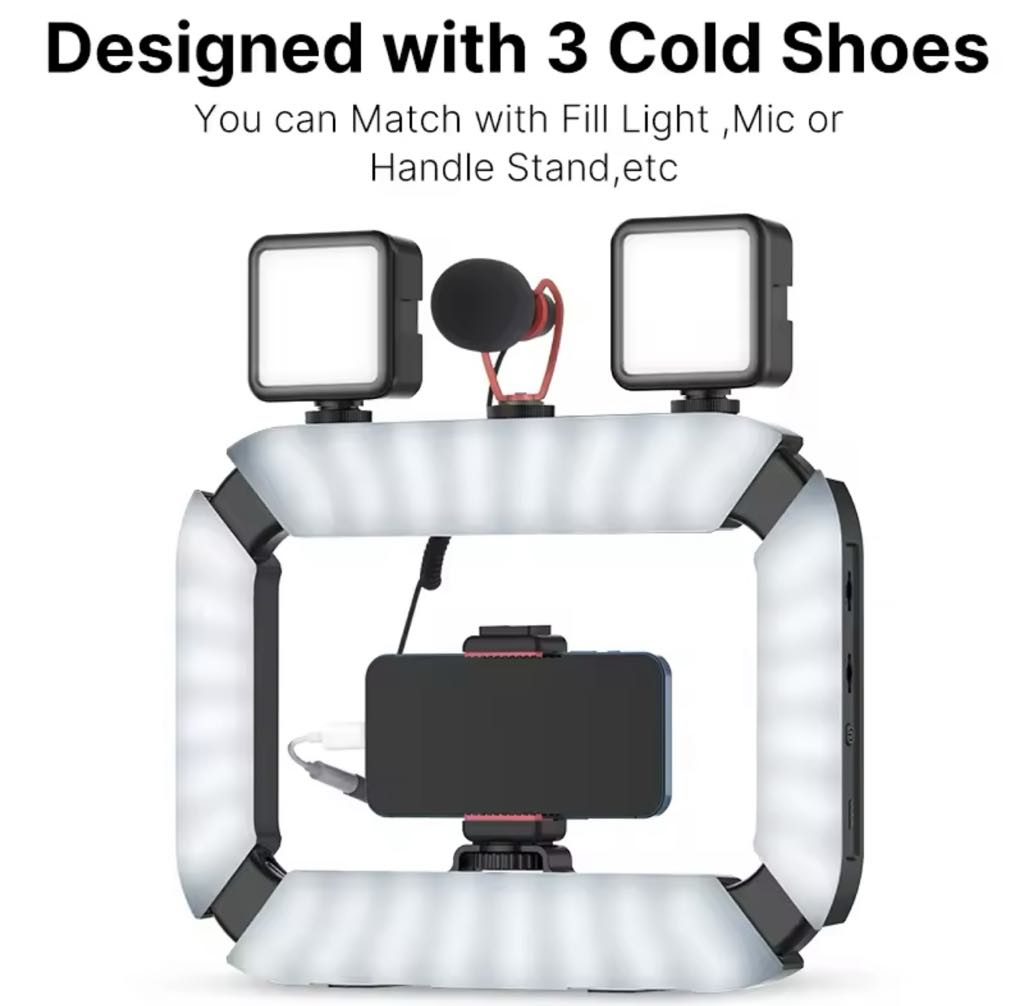 ULANZI U200 Phone Camera Ring Light Video Rig