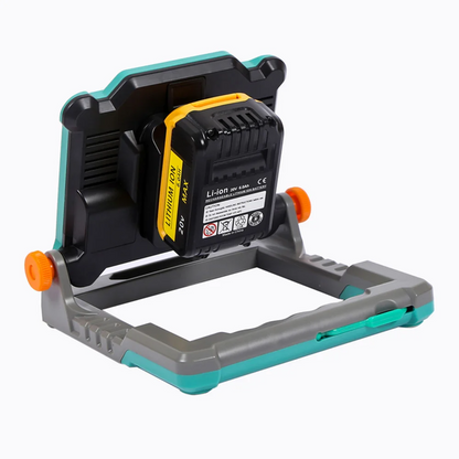 Foldable Cordless LED Work Light For Makita /DeWalt /Milwaukee Floodlight