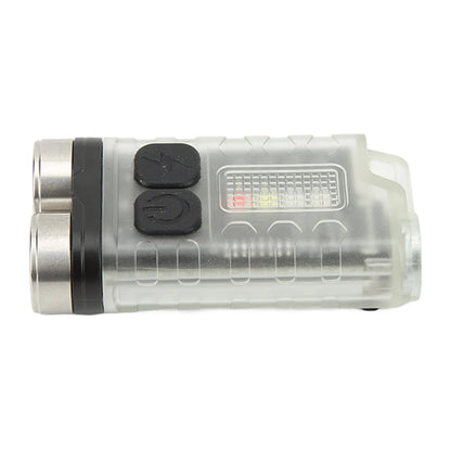 Keychain Light 900LM USB Charging 12 Levels Light Small Flashlight