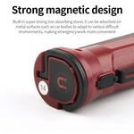 Portable COB Folding Flashlight Emergency Repair Spotlight With Hook Magnetic