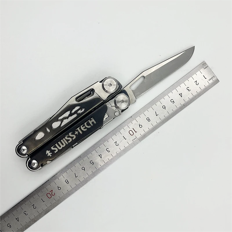 SWISS TECH 37 In 1 Folding Multitool Pliers Multi Tool Scissors