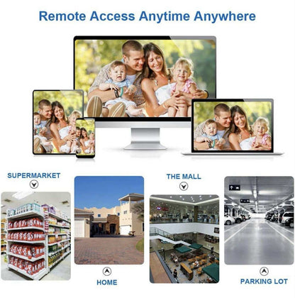 FLOUREON 8CH Security Surveillance DVR System + 4 Pack CCTV Camera
