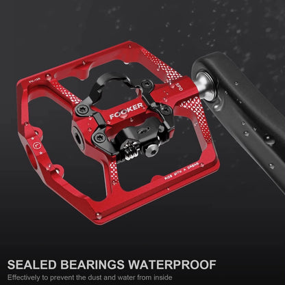 FOOKER FK-155 MTB Pedals W/Clipless Pedal