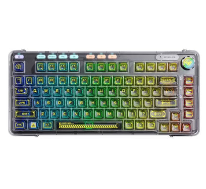 AULA F81 3in1 (Wired+2.4G+BT) RGB Mechanical Keyboard | Black
