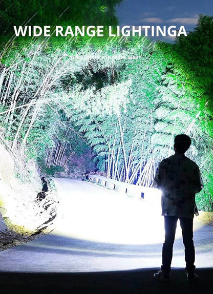 Dual-Light Pro Hand Lantern 3*LED+2*COB Telescopic Floodlights