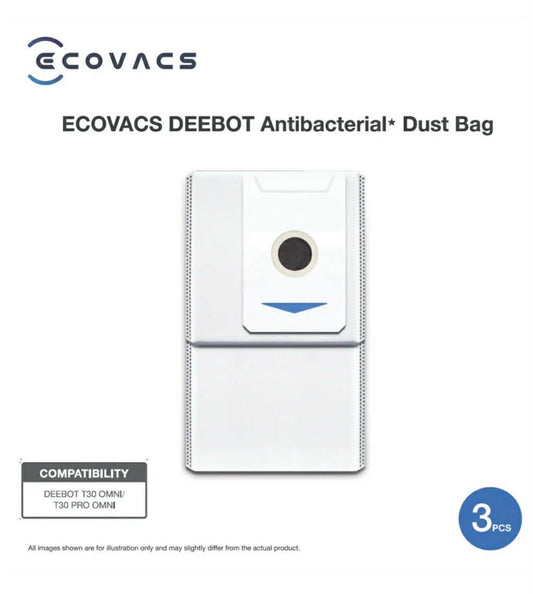 ECOVACS 3Pk DEEBOT Antibacterial Dust Bags | DDB030031