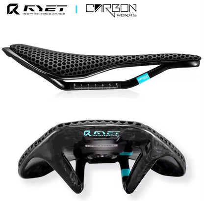 RYET CARBON WORKS K30 3D Printed Full Carbon Bicycle Saddle