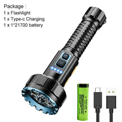 White Laser + COB Camping Lamp Flashlight | 609