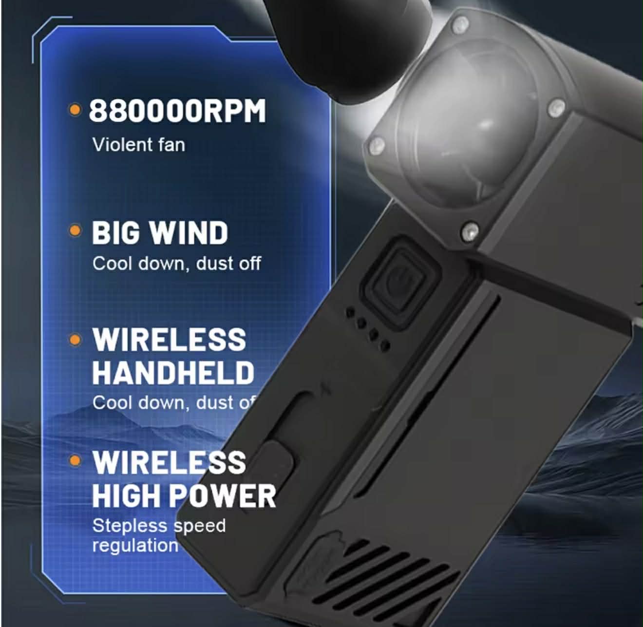 Violent Fan F031 Blower / Vacuum Suction / Extraction / Fill