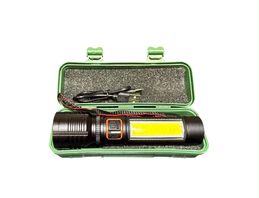 Power Style White Laser + COB Torch | PS-LED+COB-GB