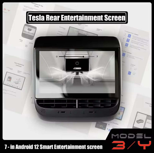 TESLA Model 3/Y Rear Seat Aircon Control & Multimedia