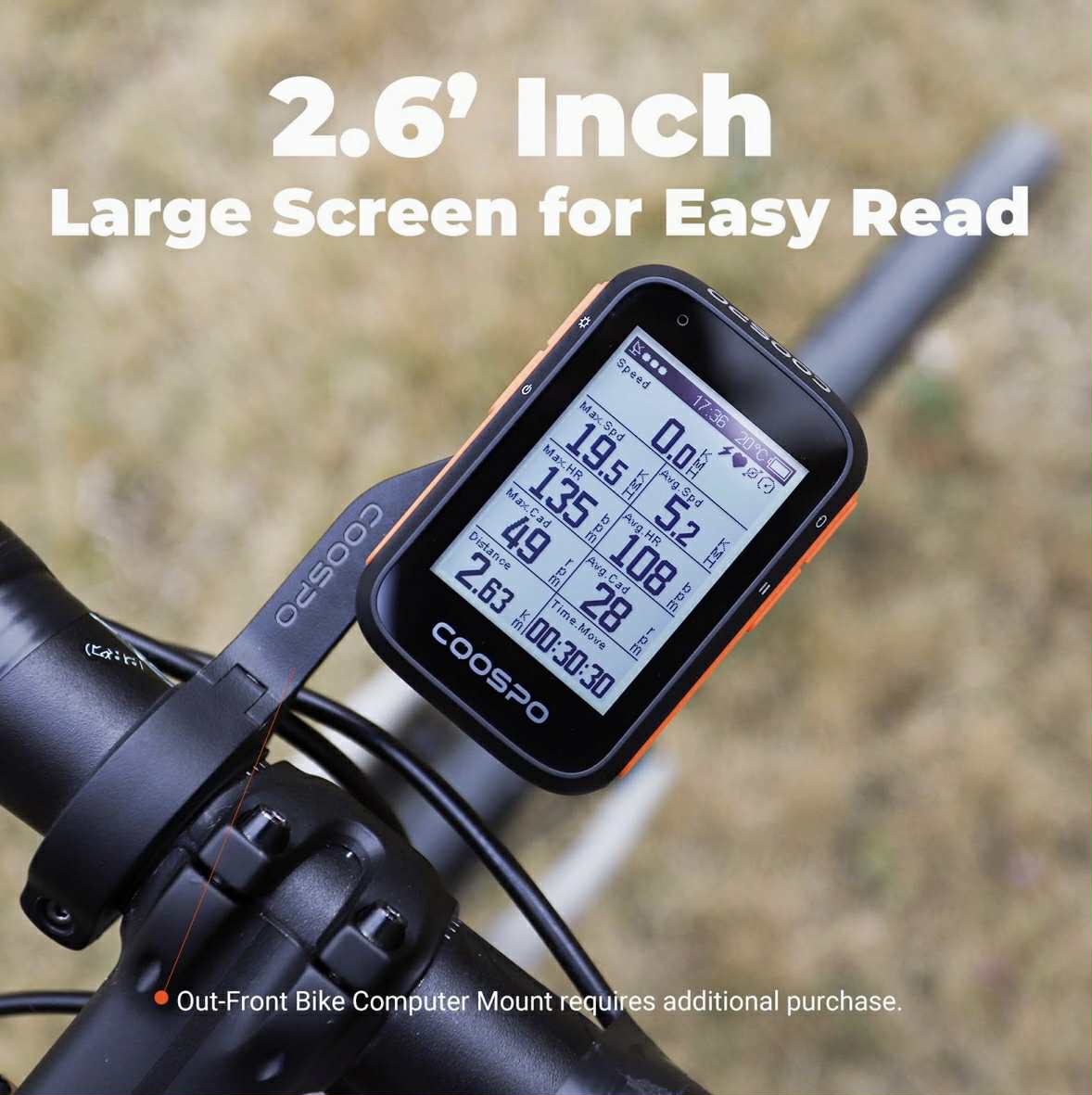 CooSpo GPS Cycling Computer Wireless Bike Speedometer | BC200