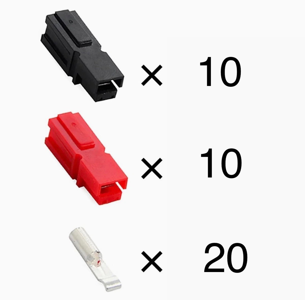 10Pcs/20Pcs Anderson Type Single Pole 30A Plug UPS Power Plug