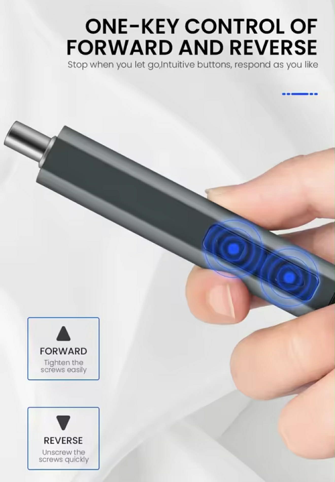 50-in-1 Cordless Precision Magnetic Electric Screwdriver Set